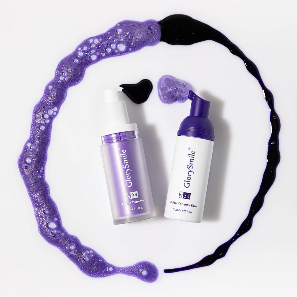 Purple Mousse Teeth Whitening Toothpaste